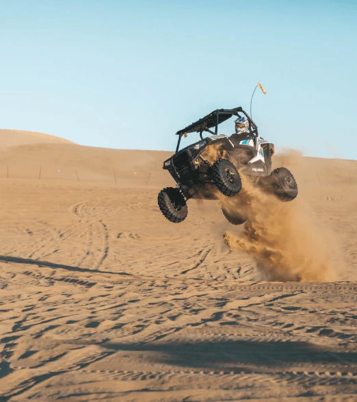 Car in the desert